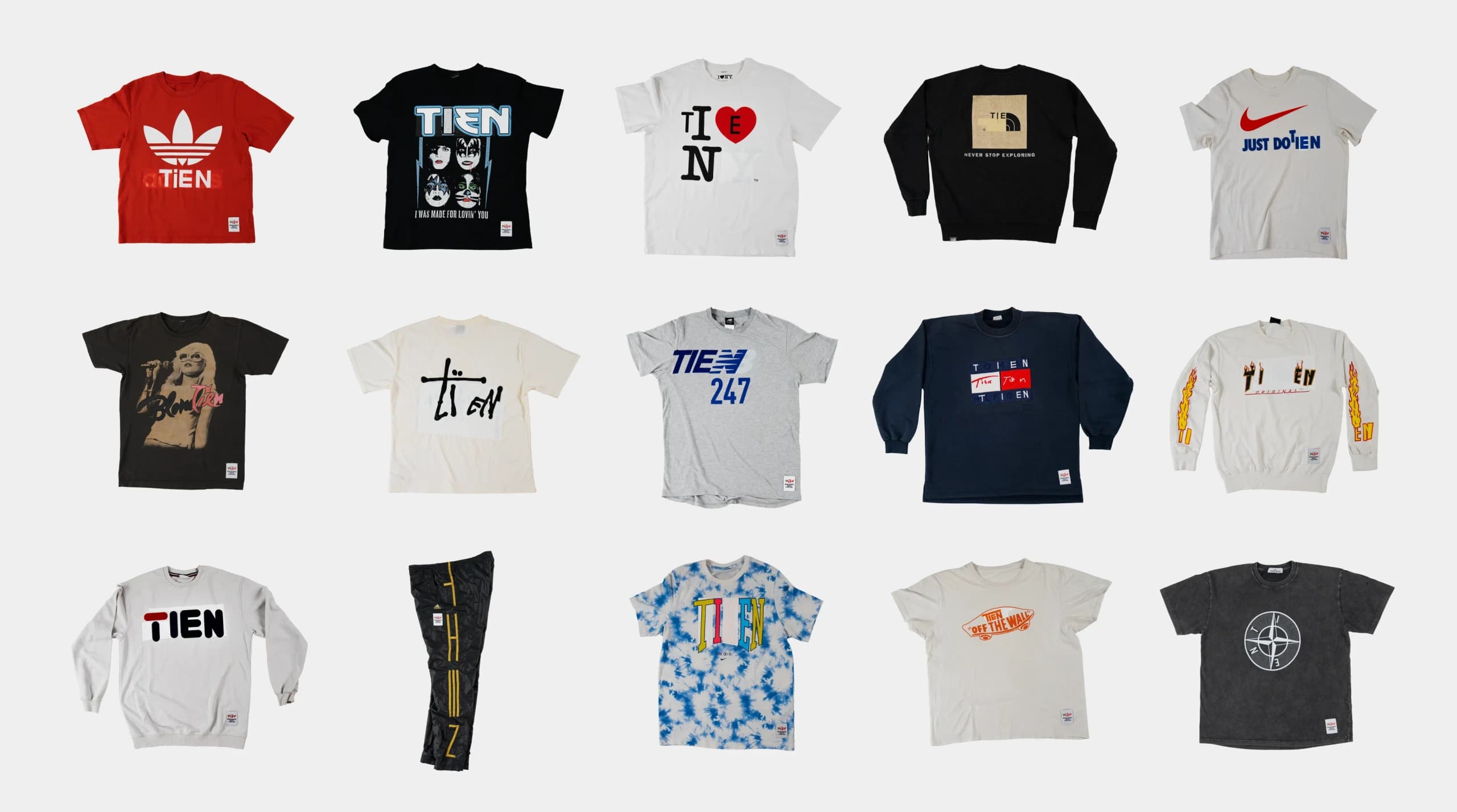 Fashion shoot for Tien clothing pieces