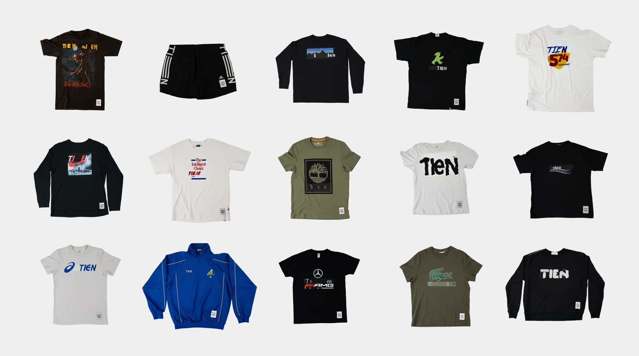 Fashion shoot for Tien clothing pieces